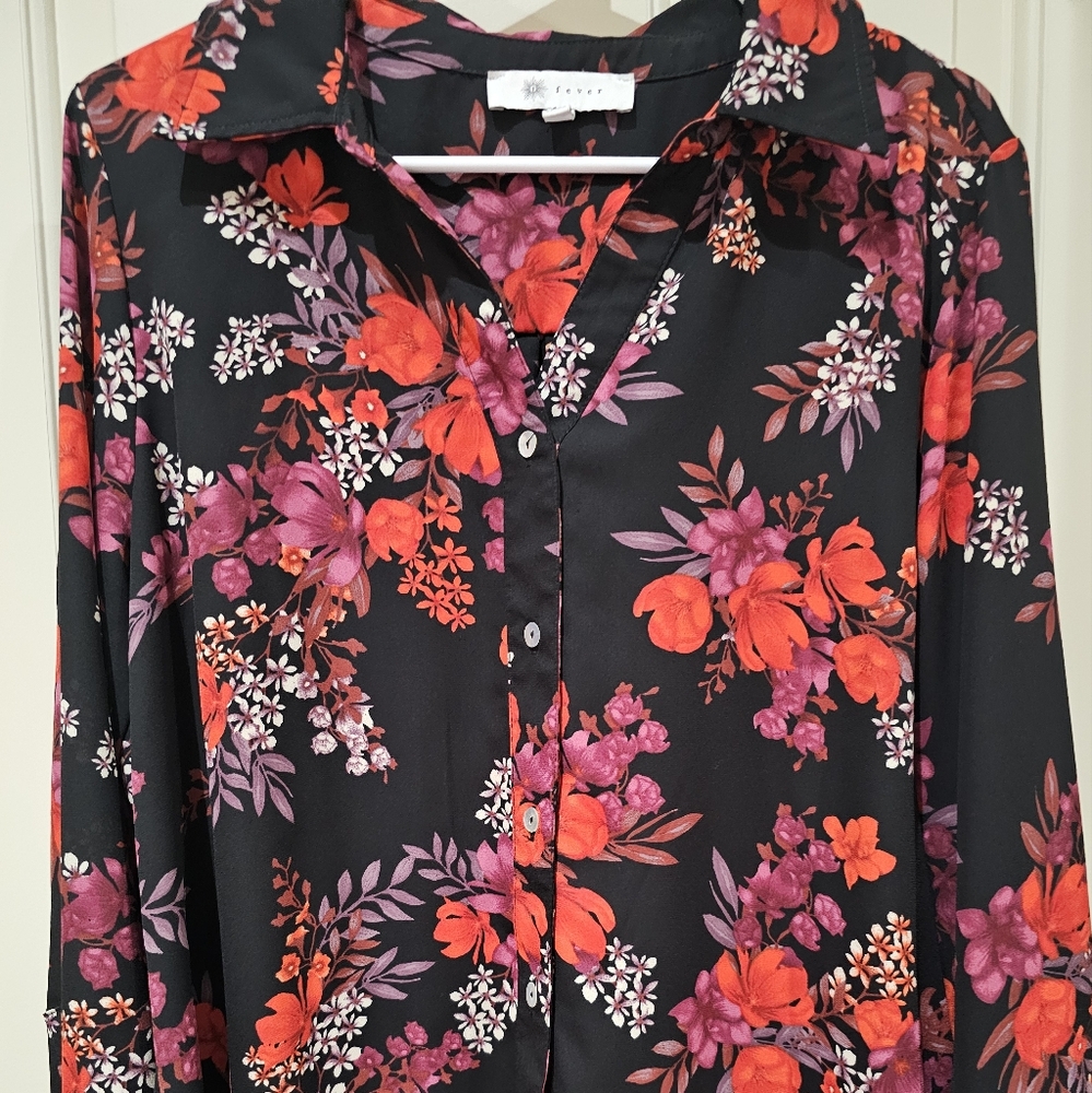 Floral Button-Up Shirt